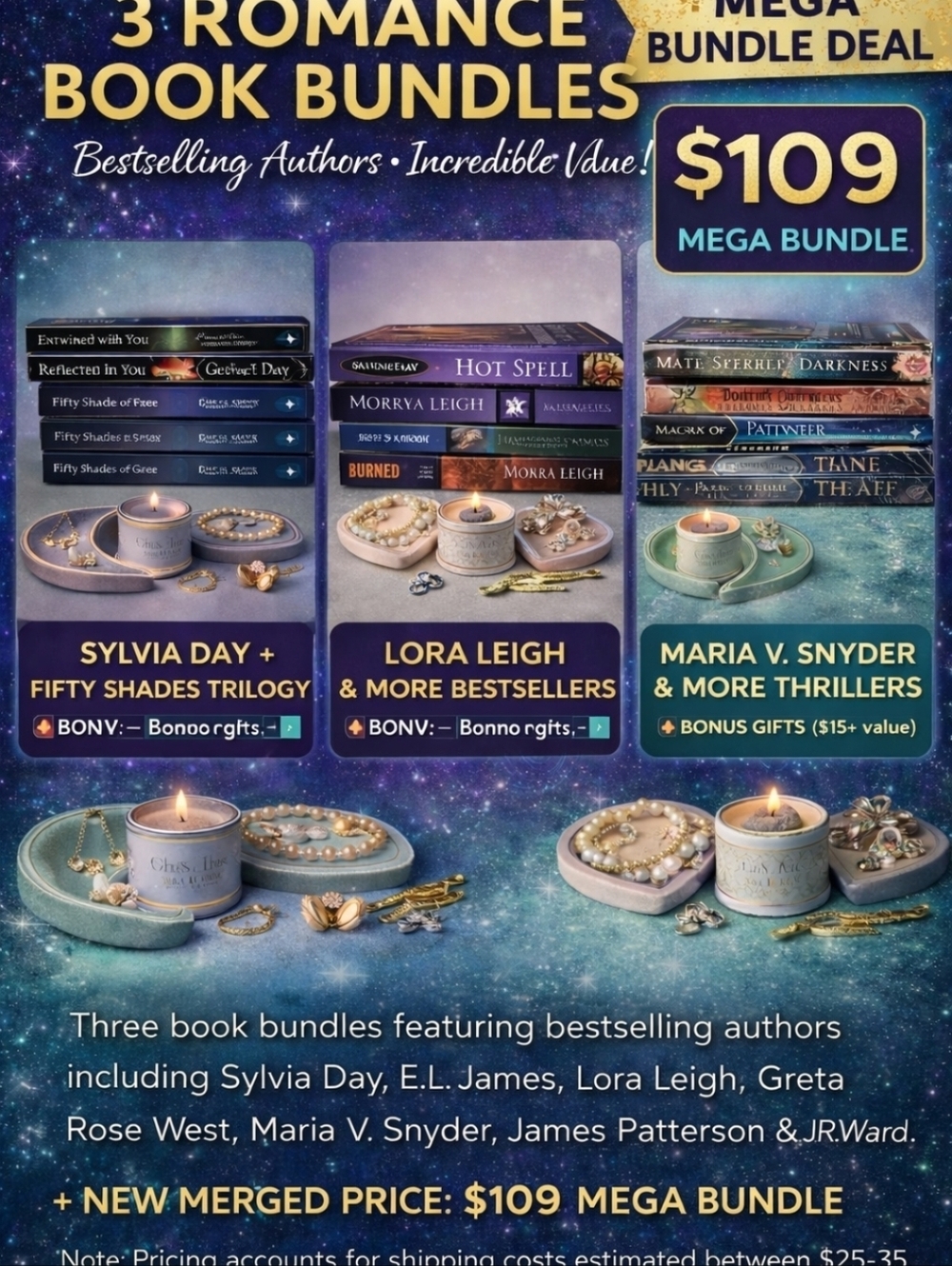 ❤️💋MEGA Romance Book Lot – 3 Bundles +Deluxe Bonus Gifts❤️‍🔥💘